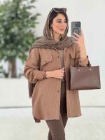 مانتو جیب نما چکاوک کد 7866 - تصویر 25