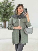 مانتو جیب نما چکاوک کد 7866 - تصویر 24