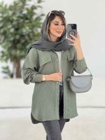 مانتو جیب نما چکاوک کد 7866 - تصویر 18