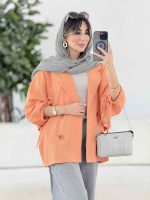 مانتو پانچ سر آستین بند کد 7872 - تصویر 22