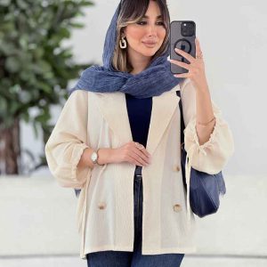 مانتو پانچ سر آستین بند کد 7872
