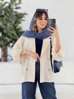 مانتو پانچ سر آستین بند کد 7872 - تصویر 25