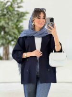 مانتو پانچ سر آستین بند کد 7872 - تصویر 12