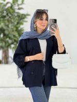 مانتو پانچ سر آستین بند کد 7872 - تصویر 16