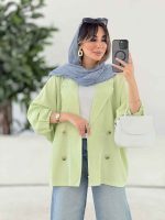 مانتو پانچ سر آستین بند کد 7872 - تصویر 28