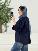 مانتو جیب نما برش دار خاطره کد 7867 - تصویر 9