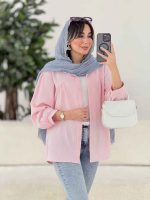مانتو جلو چین برش دار کد 7869 - تصویر 10
