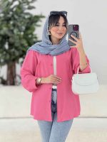 مانتو جلو چین برش دار کد 7869 - تصویر 15