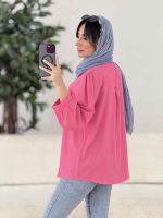 مانتو جلو چین برش دار کد 7869 - تصویر 7