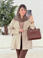 مانتو لینن تک دکمه کد 7843 - تصویر 16