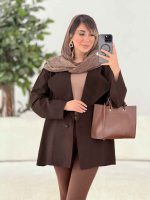 مانتو لینن تک دکمه کد 7843 - تصویر 20