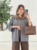 مانتو آستین پاکتی سلین کد 7859 - تصویر 2