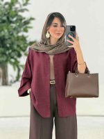 مانتو آستین پاکتی سلین کد 7859 - تصویر 34