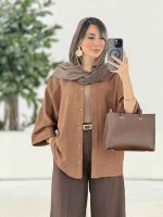 مانتو آستین پاکتی سلین کد 7859 - تصویر 26