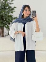 مانتو آستین پاکتی سلین کد 7859 - تصویر 24