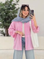 مانتو آستین بند محنا کد 7879