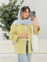 مانتو آستین بند محنا کد 7879 - تصویر 9