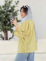 مانتو آستین بند محنا کد 7879 - تصویر 6