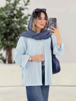 مانتو آستین بند محنا کد 7879 - تصویر 11