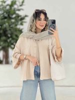 مانتو آستین پاگن فرنوش کد 7881 - تصویر 5