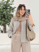 مانتو راه راه مارال کد 7880 - تصویر 14