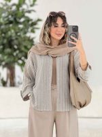 مانتو راه راه مارال کد 7880 - تصویر 9