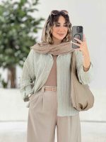 مانتو راه راه مارال کد 7880 - تصویر 11