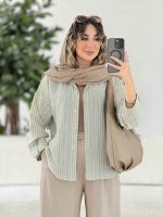 مانتو راه راه مارال کد 7880 - تصویر 15