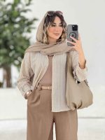 مانتو راه راه مارال کد 7880 - تصویر 6