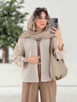 مانتو راه راه مارال کد 7880 - تصویر 8