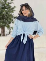 شومیز گره ای تک جیب کد 7849 - تصویر 17