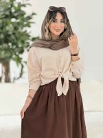 شومیز گره ای تک جیب کد 7849 - تصویر 15
