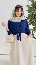شومیز گره ای تک جیب کد 7849 - تصویر 13