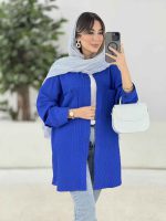 مانتو پشت دکمه سوفیا کد 7885 - تصویر 16