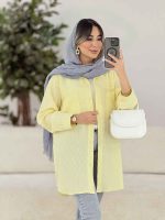 مانتو پشت دکمه سوفیا کد 7885 - تصویر 27