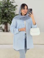 مانتو پشت دکمه سوفیا کد 7885 - تصویر 13
