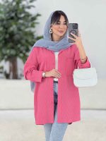 مانتو پشت دکمه سوفیا کد 7885 - تصویر 17