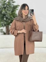 مانتو پشت دکمه سوفیا کد 7885 - تصویر 11