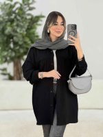 مانتو پشت دکمه سوفیا کد 7885 - تصویر 15