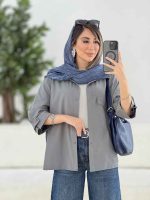 مانتو جیب نما آتوسا کد 7889