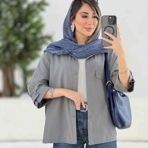 مانتو جیب نما آتوسا کد 7889