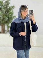 مانتو دو جیب پاکتی سیما کد 7886 - تصویر 15