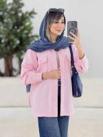 مانتو دو جیب پاکتی سیما کد 7886 - تصویر 11