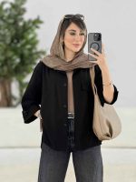 مانتو جیب نما آتوسا کد 7889 - تصویر 9