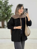 مانتو دو جیب پاکتی سیما کد 7886 - تصویر 12