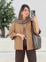 مانتو جیب نما آتوسا کد 7889 - تصویر 2