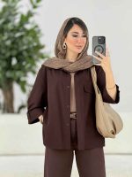 مانتو جیب نما آتوسا کد 7889 - تصویر 15