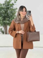 مانتو جیب نما دلیار کد 7836 - تصویر 2