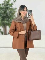 مانتو جیب نما دلیار کد 7836 - تصویر 12