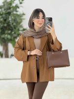 مانتو جیب نما دلیار کد 7836 - تصویر 8